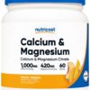 Frente de Nutricost Calcium Magnesium Powder Peach Mango