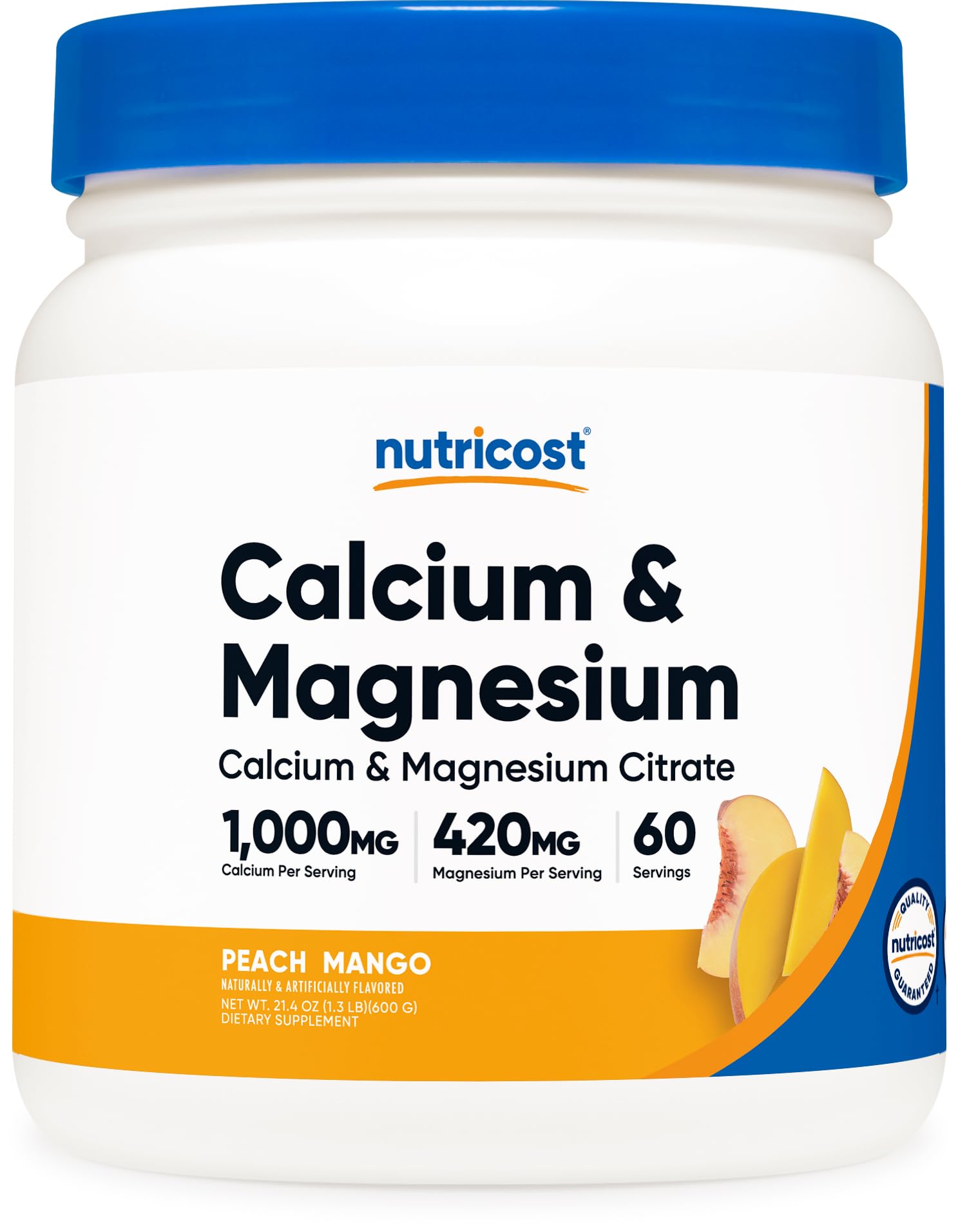 Calcium Magnesium, Peach Mango