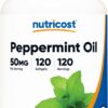 Version 1.0.0 Nutricost cápsulas aceite menta 120 unidades suplemento natural