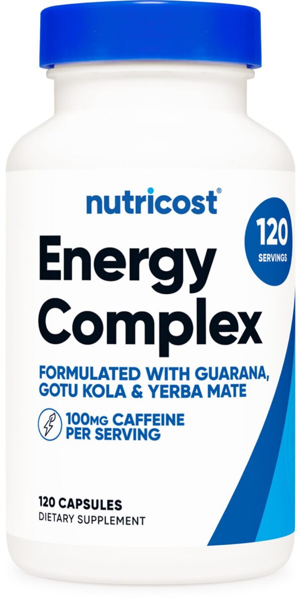 Nutricost cápsulas energía natural 120 unidades