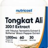 Nutricost cápsulas Tongkat Ali 1000mg botella frontal
