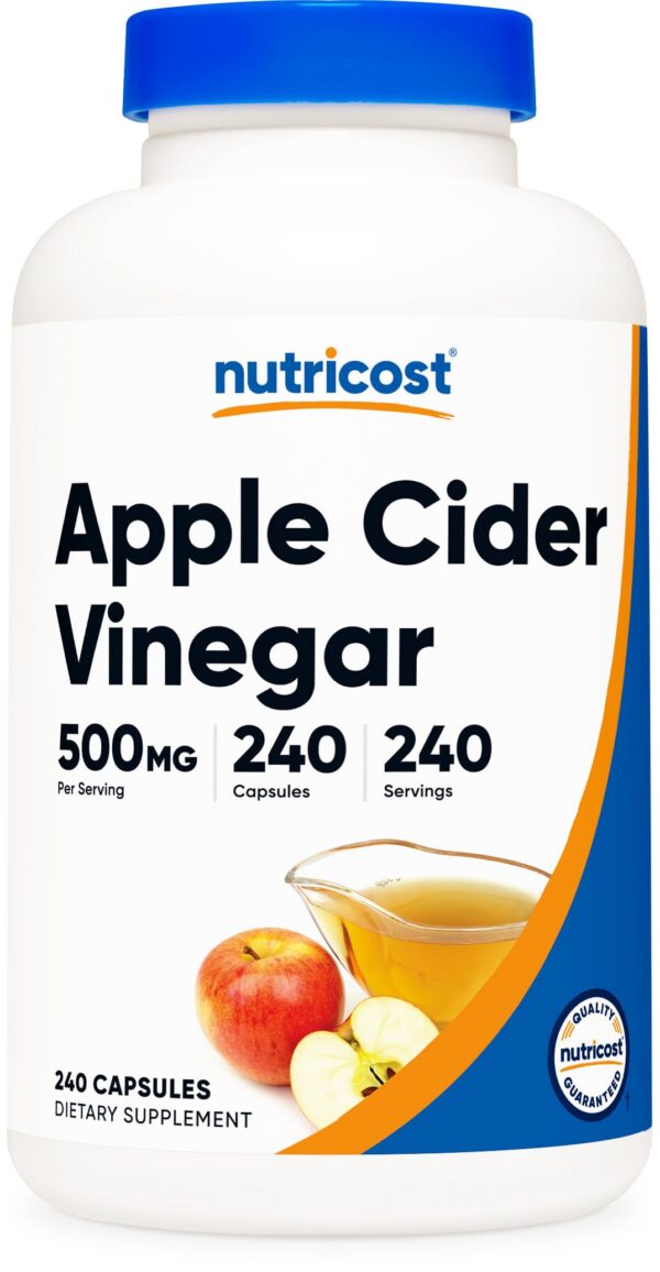 Version 1.0.0 Nutricost cápsulas vinagre sidra manzana 500mg 240 cápsulas vegetarianas