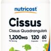 Version 1.0.0 Nutricost Cissus Quadrangularis 1200mg botella 120 cápsulas