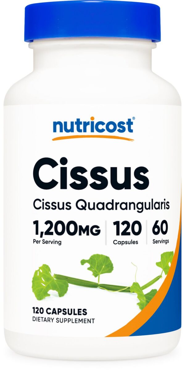 Version 1.0.0 Nutricost Cissus Quadrangularis 1200mg botella 120 cápsulas