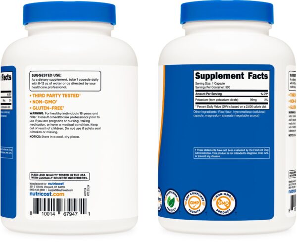 Tapa de frasco azul o blanca