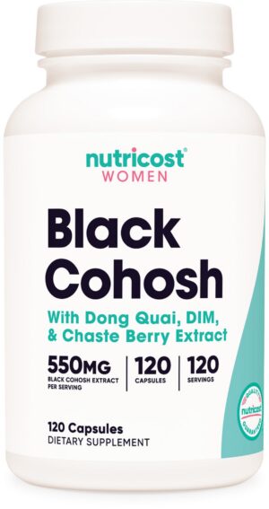 Nutricost Cohosh Negro suplemento para mujeres 120 cápsulas