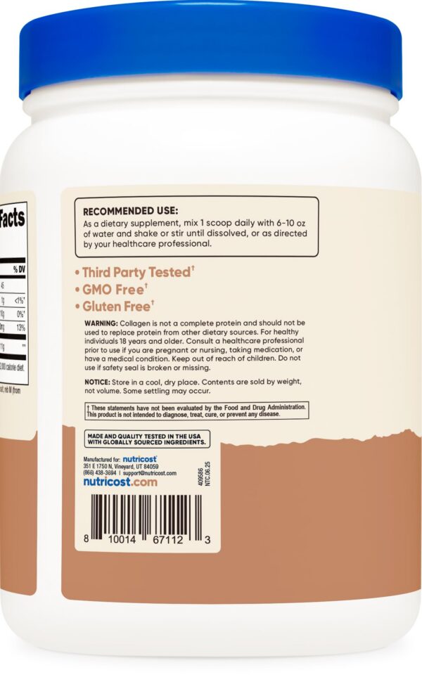 Cucharón incluido para porciones de colágeno