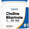 Version 1.0.0 Frasco de Nutricost Colina Bitartrato 500 g