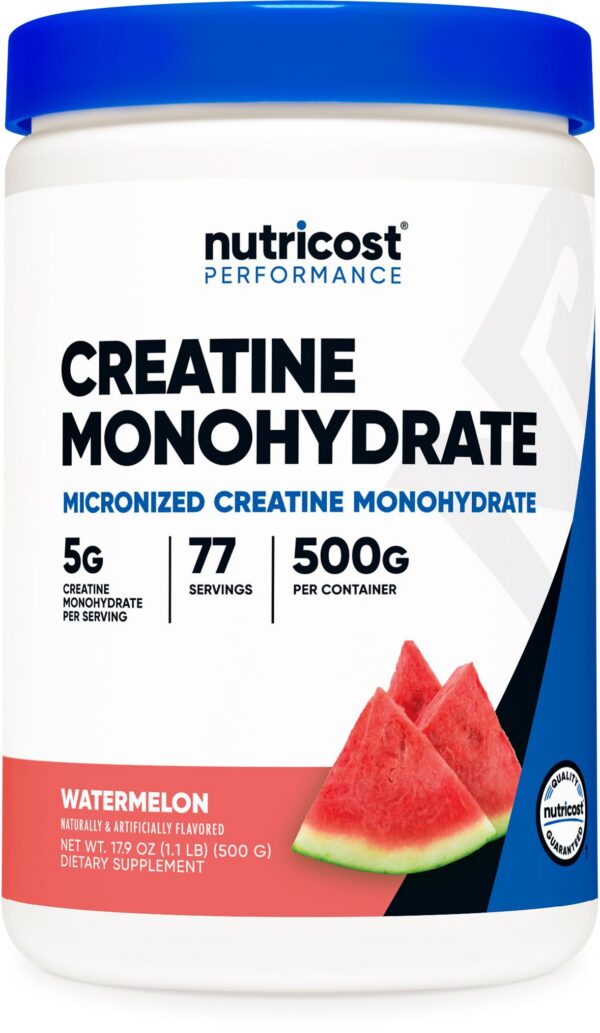 Nutricost creatina monohidrata sabor sandía envase 500 g