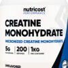 Frasco de Nutricost Creatina Monohidratada 1 kg