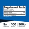 nutricost-creatine-monohydrate-label Etiqueta de Nutricost Creatine Monohydrate