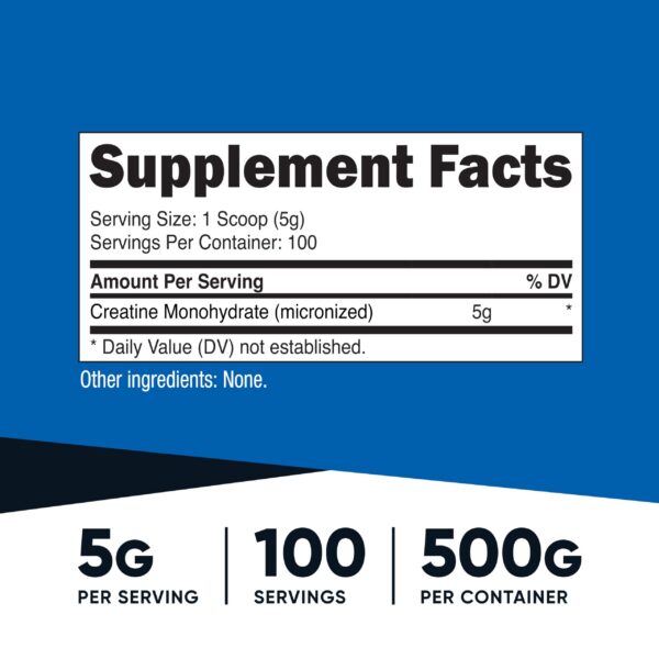 nutricost-creatine-monohydrate-label Etiqueta de Nutricost Creatine Monohydrate