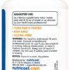Frasco Nutricost cromo 1000mcg etiqueta