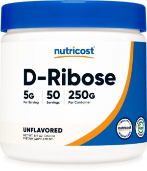 Nutricost D-Ribosa en polvo 250 gramos