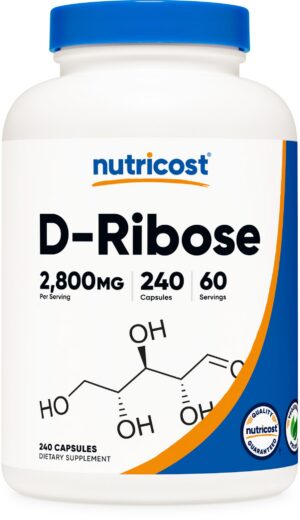 Nutricost D-Ribose 700 mg frasco