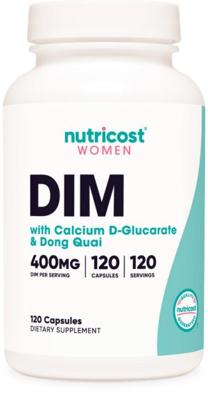 Version 1.0.0 Nutricost DIM 400 mg suplemento mujeres 120 cápsulas