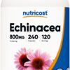 Nutricost Echinacea botella 240 cápsulas vegetarianas