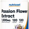 Botella Nutricost extracto flor de la pasión 120 cápsulas