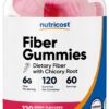 Version 1.0.0 Frente de envase Nutricost Fiber Gummies sabor baya