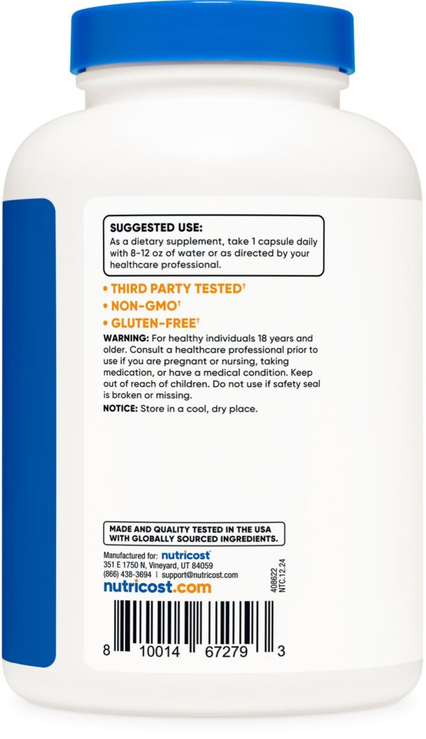 Cápsulas de GABA con B6 Nutricost