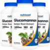 Nutricost glucomanano 1800mg 180 cápsulas paquete 3 botellas