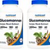 Version 1.0.0 Nutricost botella de glucomanano 1800mg suplemento natural