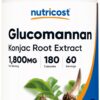 Version 1.0.0 Nutricost Glucomanano suplemento dieta fibra natural