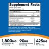 Version 1.0.0 Etiqueta del producto Nutricost glucosamina 1800 mg