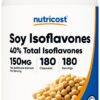 Version 1.0.0 Nutricost Isoflavonas de Soja 150mg - 180 cápsulas