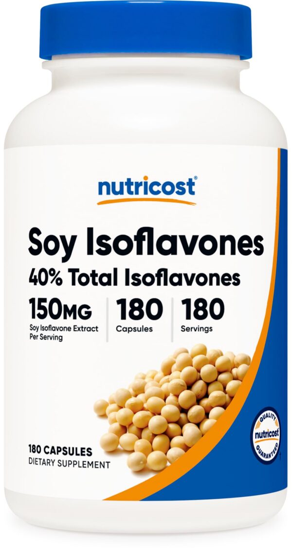 Version 1.0.0 Nutricost Isoflavonas de Soja 150mg - 180 cápsulas