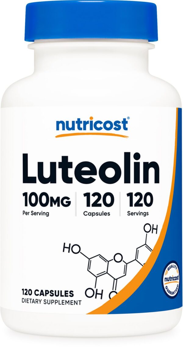 Nutricost Luteolina 100 mg cápsulas front view