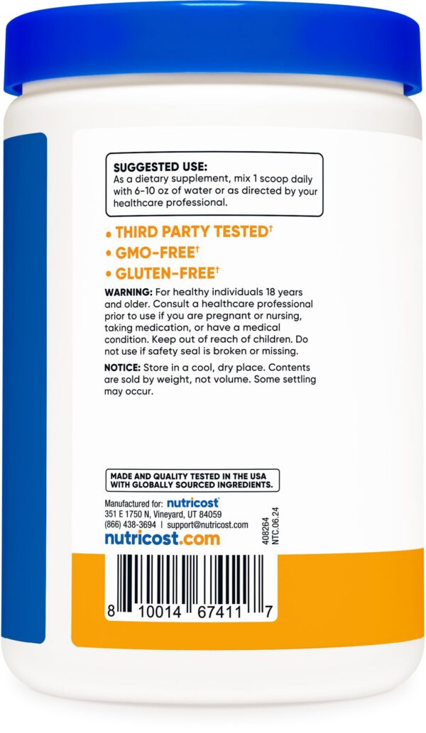 Nutricost Paquete Magnesio Citrato