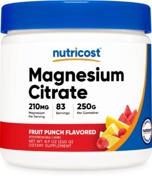 Version 1.0.0 Frasco de Nutricost Magnesio Citrato en polvo 250 g