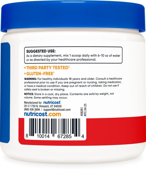 Lista de ingredientes en etiqueta