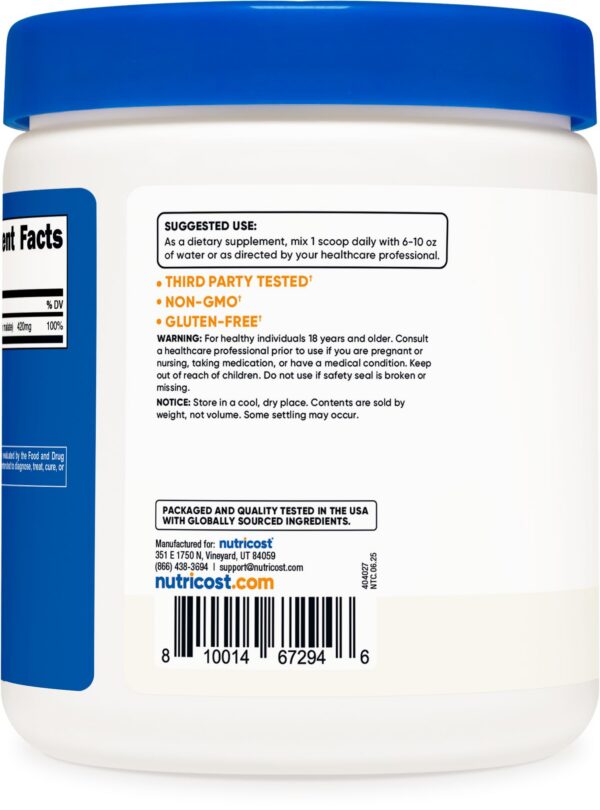 Instrucciones de porción en etiqueta