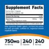 Version 1.0.0 Etiqueta de Nutricost Magnesio Óxido 750 mg