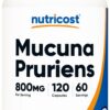 Nutricost Mucuna Pruriens cápsulas frasco frontal