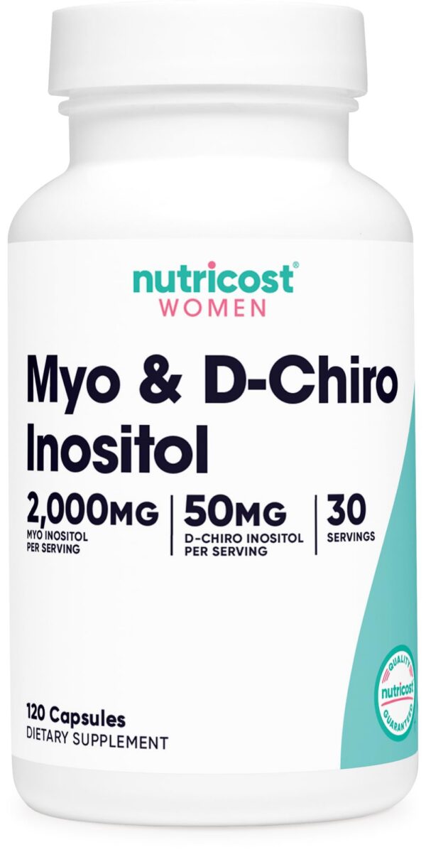 Frente de Nutricost Myo Inositol y D-Chiro Inositol