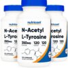 Version 1.0.0 Nutricost N-acetil L-tirosina cápsulas 350 mg frasco