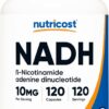 Frasco Nutricost NADH 120 cápsulas