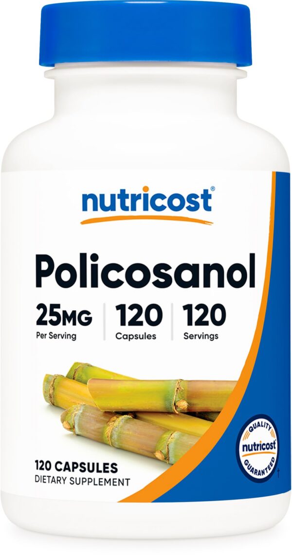 Version 1.0.0 Frasco de Policosanol 25 mg - 120 cápsulas