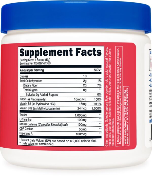 Nutricost polvo energético para entrenamientos y energía diaria