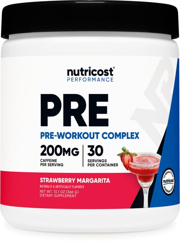 Version 1.0.0 Nutricost Pre-entrenamiento paquete empaque