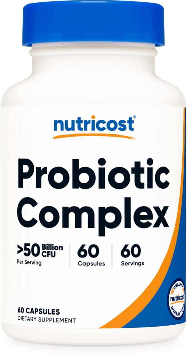 Version 1.0.0 Nutricost Probiotic Complex 50 mil millones CFU 60 cápsulas
