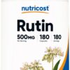 Version 1.0.0 Botella de cápsulas Nutricost Rutin 500mg para salud