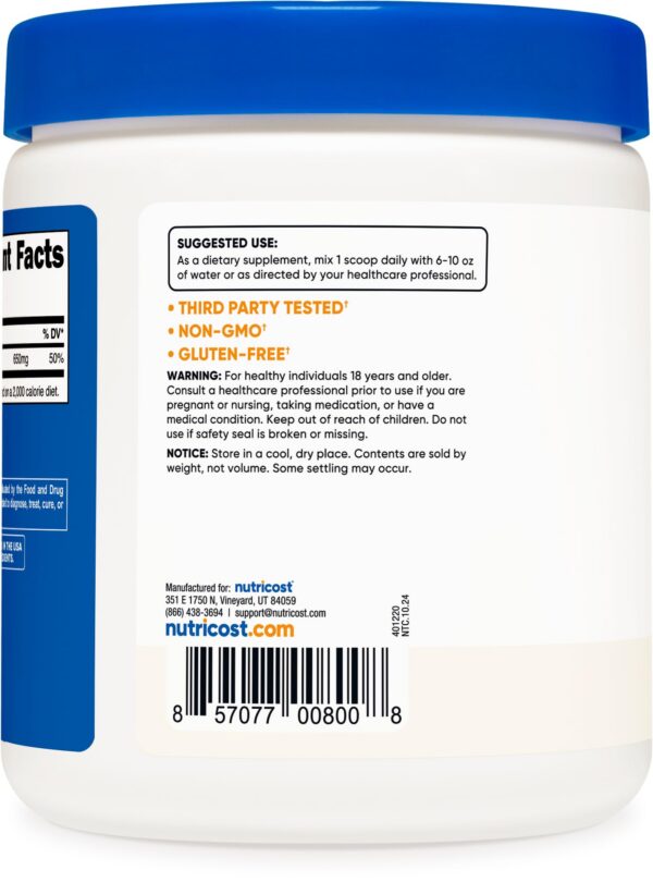 Sellos de prueba FDA y GMP en etiqueta