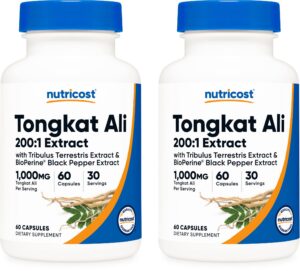 Version 1.0.0 Frasco de Nutricost Tongkat Ali 1000 mg