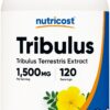 Frasco Nutricost Tribulus Terrestris 1500mg 240 cápsulas