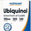 Etiqueta frontal Nutricost Ubiquinol Softgels