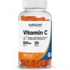 Frente de Nutricost Vitamin C Gummies